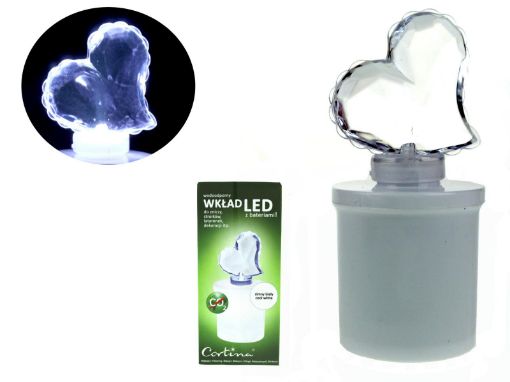 Obrazek ŚWIECA LED CORTINA W TUBIE 12,5cm +2R6  